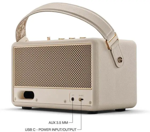 Alt view image 4 of 7 - Marshall KILBURN3CRM Kilburn III Portable Bluetooth Speaker - Cream