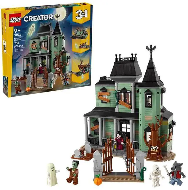 Alt view image 2 of 7 - LEGO 31167 Creator Haunted Mansion