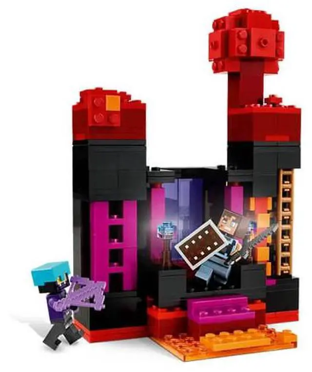 Alt view image 4 of 7 - LEGO 21279 Minecraft The Enderman Tower