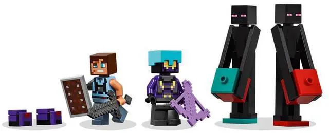 Alt view image 6 of 7 - LEGO 21279 Minecraft The Enderman Tower