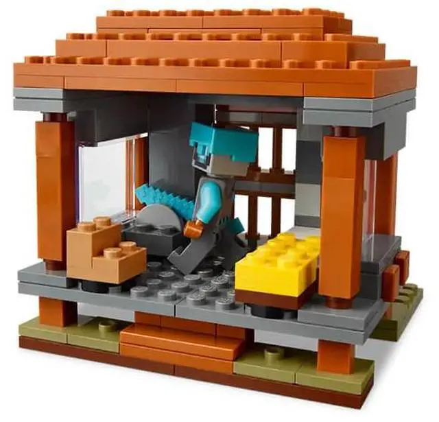 Alt view image 4 of 7 - LEGO 21278 Minecraft The Pillager Outpost and Ravager