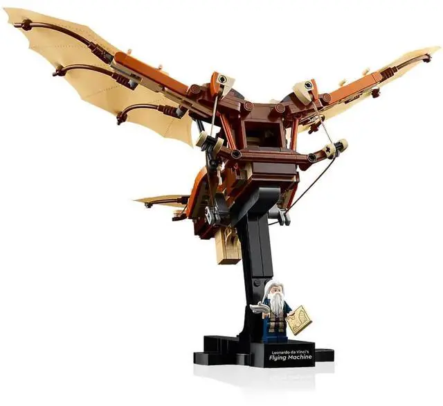 Alt view image 4 of 7 - LEGO 10363 Icons Leonardo da Vinci Flying Machine