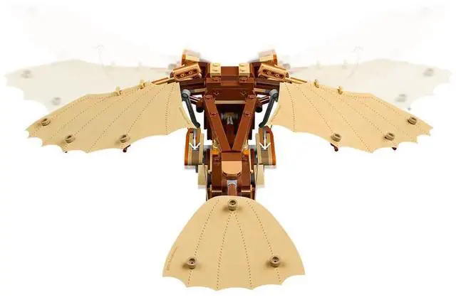 Alt view image 6 of 7 - LEGO 10363 Icons Leonardo da Vinci Flying Machine