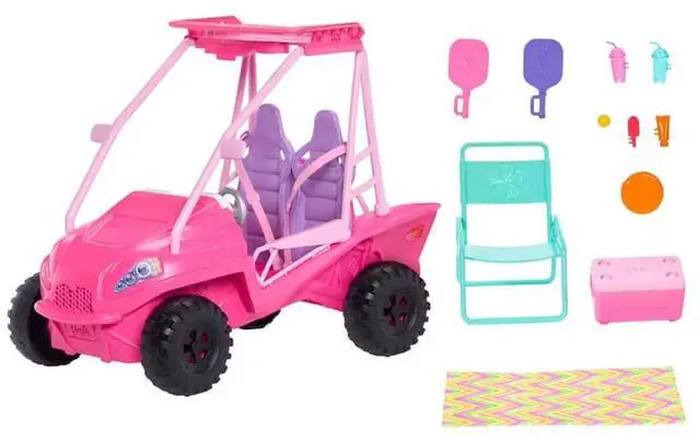 Alt view image 5 of 5 - Mattel JFV68 Barbie Mysteries - Beach Detectives Ultimate Beach Buggy Vehicle Playset