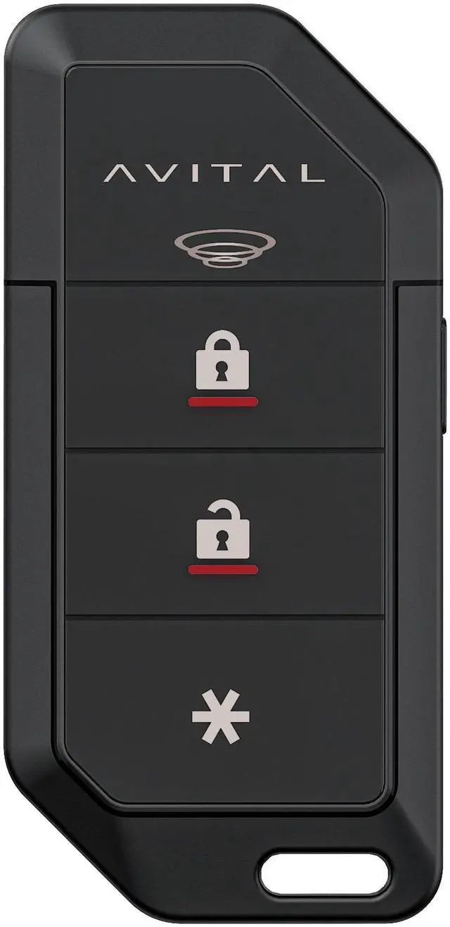 Alt view image 2 of 4 - Avital 3103LX 1-Way Security System with Keyless Entry/Flashing Parking Lights