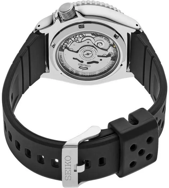 Alt view image 5 of 5 - Seiko SRPL87 5 Sports SKX Collection Automatic Watch - Black/Yellow