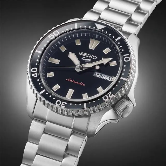 Alt view image 3 of 5 - Seiko SRPL85 5 Sports SKX Collection Automatic Watch - Stainless/Black