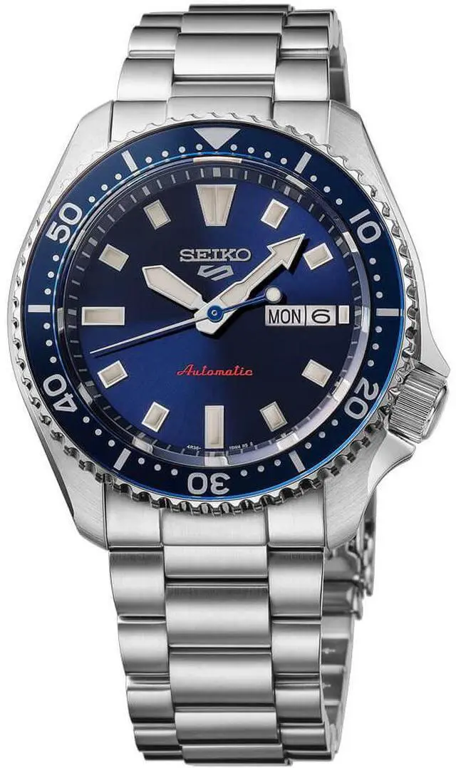 Main image of Seiko SRPL83 5 Sports SKX Collection Automatic Watch - Stainless/Blue
