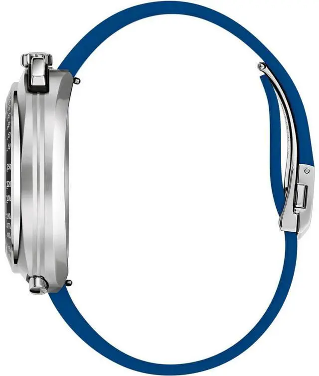 Alt view image 4 of 6 - Bulova 98B452 150th Anniversary SHELBY Racer Chronograph Limited Edition Quartz Watch - Two Tone/Blue