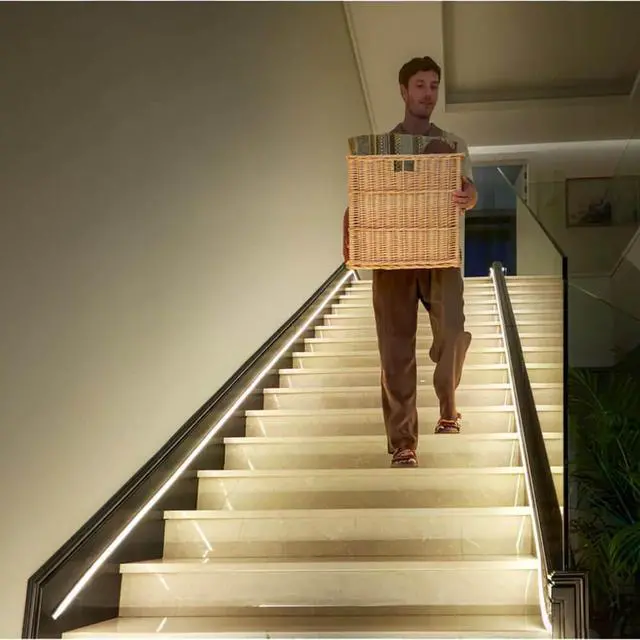 Alt view image 7 of 7 - Hue 608174 OmniGlow White and Color Smart Strip Light - 10 Ft