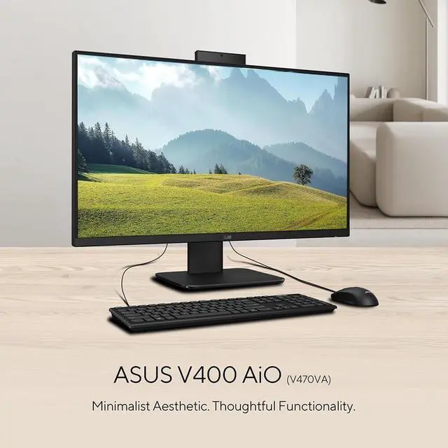 Alt view image 2 of 7 - Asus V470VAMS504T 27 inch All-in-One Desktop - Intel I5-13420H - 16GB/1TB - Windows 11 Home