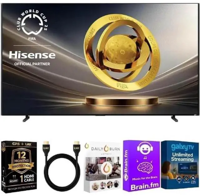 Main image of Hisense 116UXKIT2 Hisense 116 inch Class UX Series 4K UHD QLED RGB Mini LED Smart Google TV with Dolby Vision HDR WiFi