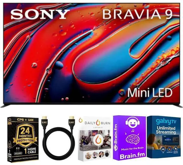 Main image of Sony K75XR90BKIT1 Sony BRAVIA9 Mini LED QLED 4K HDR Google TV Bundle  XRBacklight Master Drive, D