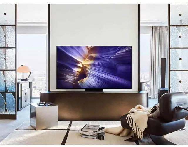 Alt view image 2 of 6 - Samsung QN42S90FKIT1  OLED S90F 4K Smart TV Bundle  Ultra Thin Design, HDR+, 144Hz Gaming, Alexa Built-in, AI Up