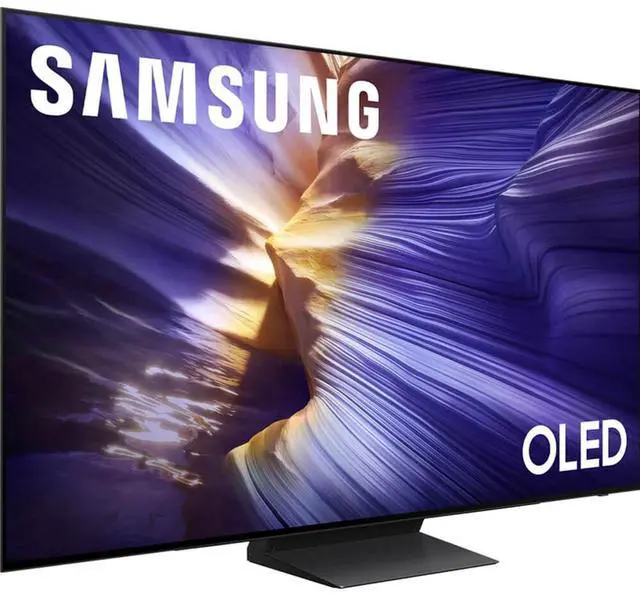 Alt view image 3 of 6 - Samsung QN42S90FKIT1  OLED S90F 4K Smart TV Bundle  Ultra Thin Design, HDR+, 144Hz Gaming, Alexa Built-in, AI Up