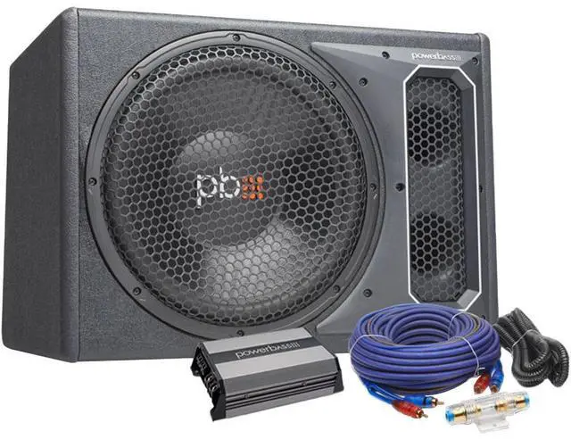 Main image of PowerBass PBMPP112 12 inch Single Subwoofer System with Amplifier