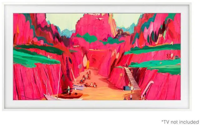 Main image of Samsung 65 inch The Frame Customizable Bezel - Modern White