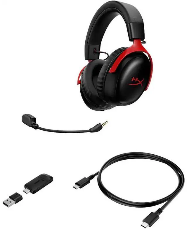 Alt view image 4 of 7 - PC Gaming Bundle - Cloud III S Wireless Headset - Alloy Core Full-Size Wired Membrane Keyboard - Pulsefire Haste Wireless Mouse