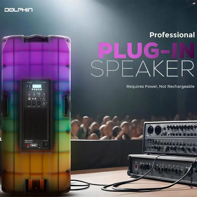 Alt view image 7 of 7 - ELITE 290 Portable Bluetooth Party Speaker - Translucent Black