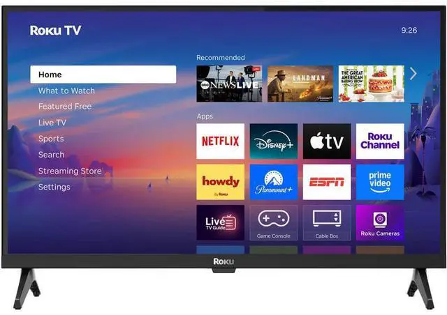 Main image of Roku 24 inch Class Select Series 720p HD Smart TV
Voice Remote for Easy Search and Control
Auto Speech Clarity & Night Mode for Better Sound at Any Time