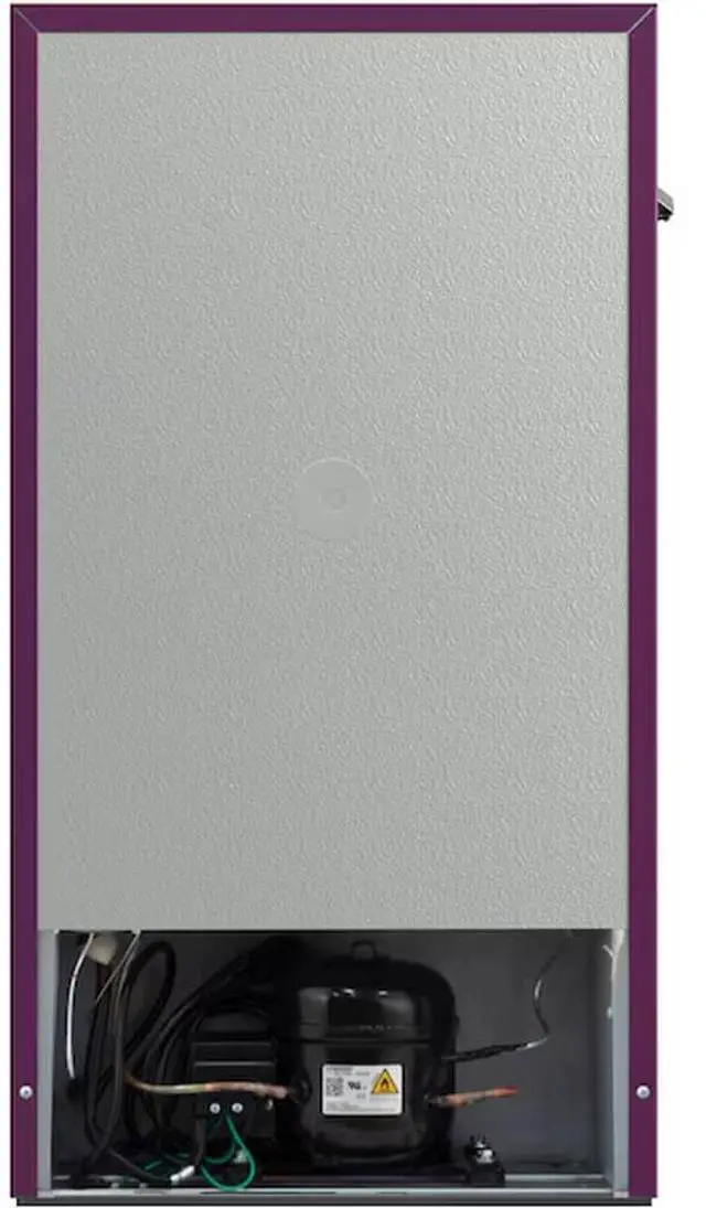 Alt view image 6 of 6 - 3.2 Cu. Ft. Purple Retro Counter Depth Compact Refrigerator with Freezer