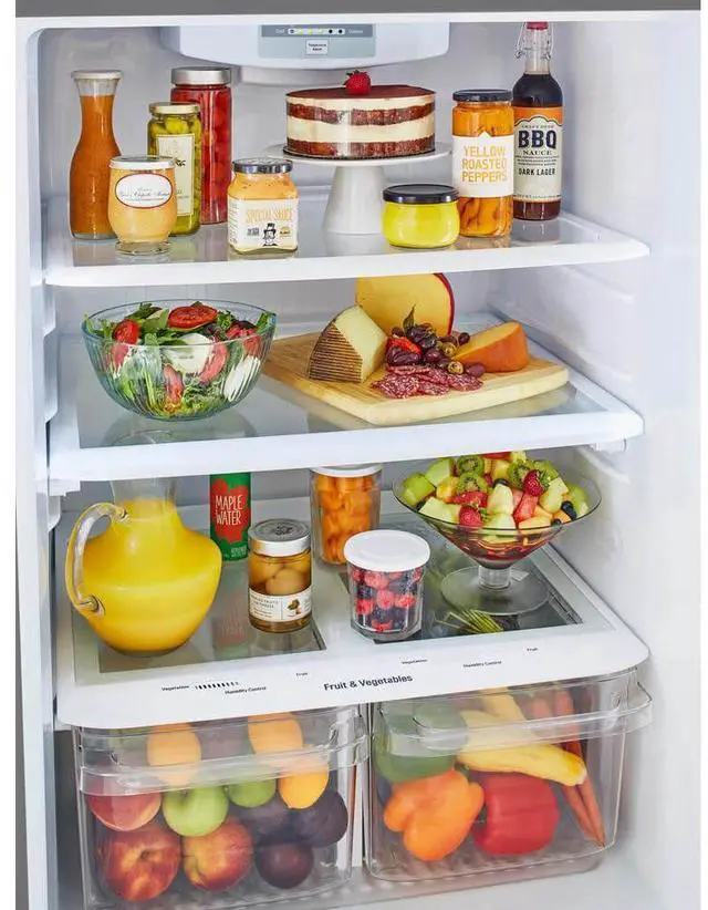 Alt view image 7 of 7 - LG 20 Cu. Ft. Stainless Top Freezer Refrigerator