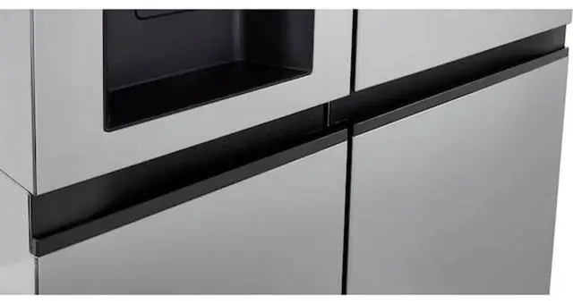 Alt view image 3 of 7 - 23 Cu. Ft. Stainless Counter Depth Side-by-Side Refrigerator
