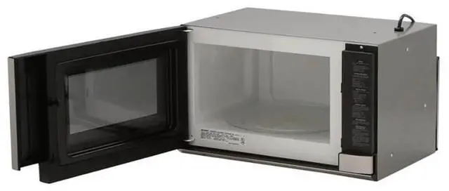 Alt view image 3 of 3 - Sharp 1.5 Cu. Ft. Stainless Steel Over-The-Counter Microwave Oven