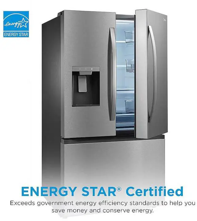 Alt view image 3 of 7 - 29.3 Cu. Ft. Stainless 3-Door French Door Smart Refrigerator