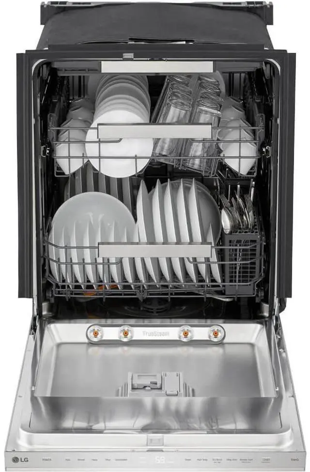Alt view image 5 of 7 - LG 44 dBA Stainless Top Control Smart Dishwasher