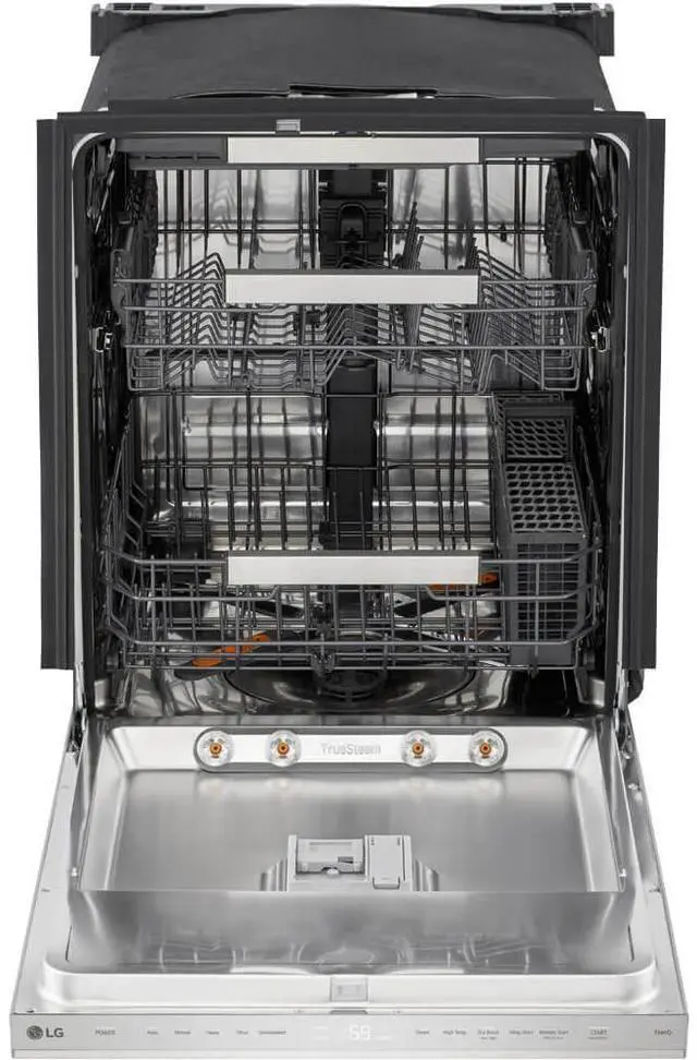 Alt view image 4 of 7 - LG 44 dBA Stainless Top Control Smart Dishwasher
