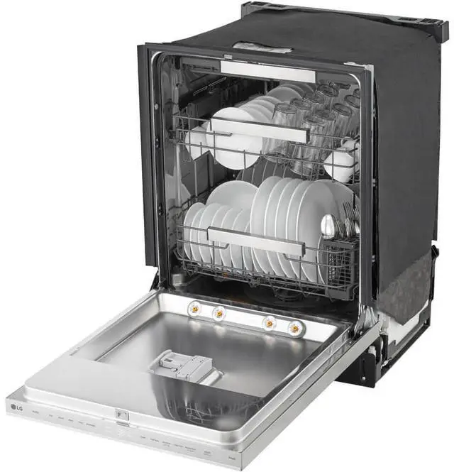 Alt view image 7 of 7 - LG 44 dBA Stainless Top Control Smart Dishwasher