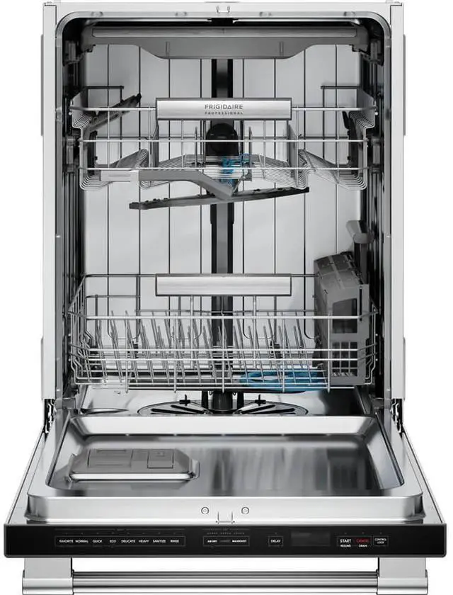 Alt view image 3 of 7 - Frigidaire Professional 45 dBA Stainless Top Control Fully Integrated Dishwasher
