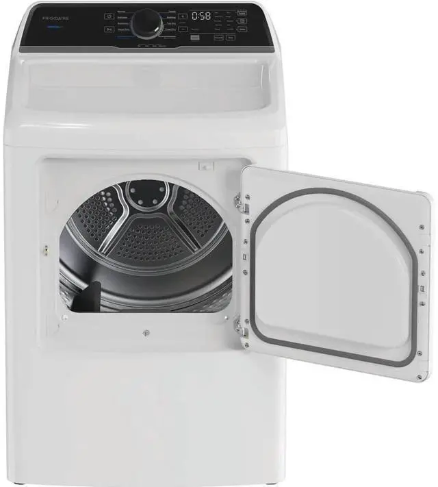 Alt view image 2 of 4 - Frigidaire 7 Cu. Ft. White Top Load High Efficiency Electric Dryer