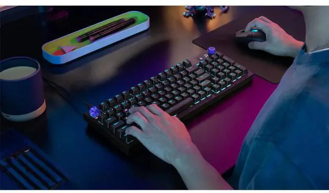 Alt view image 3 of 5 - Logitech 920014183 G316 X 98 Wired Gaming Keyboard with Tactile Switches and Dial - Black