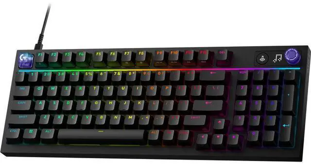 Alt view image 2 of 5 - Logitech 920014183 G316 X 98 Wired Gaming Keyboard with Tactile Switches and Dial - Black