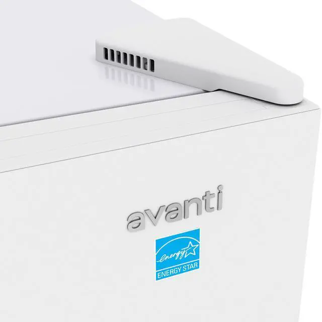 Alt view image 6 of 7 - Avanti AV210VFLJM0W 21 Cu. Ft. White Convertible Upright Counter-Depth Garage Ready Refrigerator / Freezer