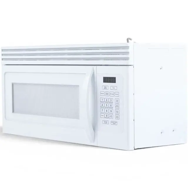 Alt view image 6 of 7 - Crosley GMR1000RW 1.6 Cu. Ft. White Over-the-Range Microwave