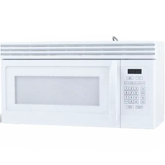 Alt view image 4 of 7 - Crosley GMR1000RW 1.6 Cu. Ft. White Over-the-Range Microwave