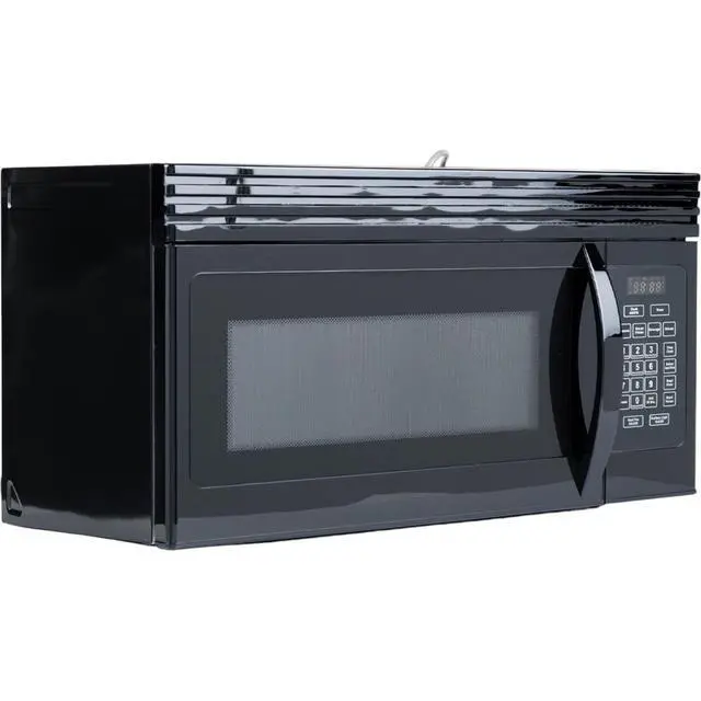 Alt view image 2 of 7 - Crosley GMR1000RB 1.6 Cu. Ft. Black Over-the-Range Microwave
