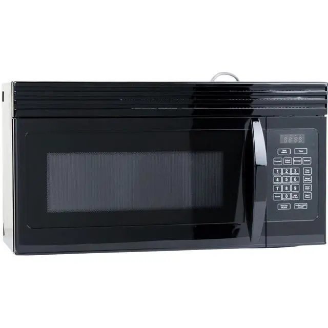 Alt view image 7 of 7 - Crosley GMR1000RB 1.6 Cu. Ft. Black Over-the-Range Microwave