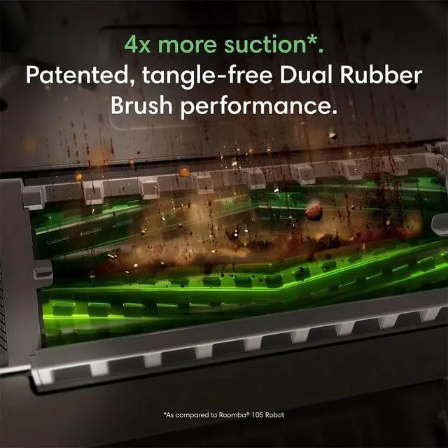 Alt view image 6 of 7 - iRobot ROOMBA715AUT Roomba Max 715 Smart Robot Vacuum with AutoEmpty Dock