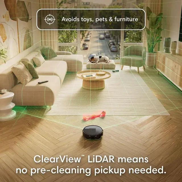 Alt view image 3 of 6 - iRobot ROOMBA415COM Roomba Plus 415 Combo Robot Vacuum and Mop Plus AutoWash Dock - Black
