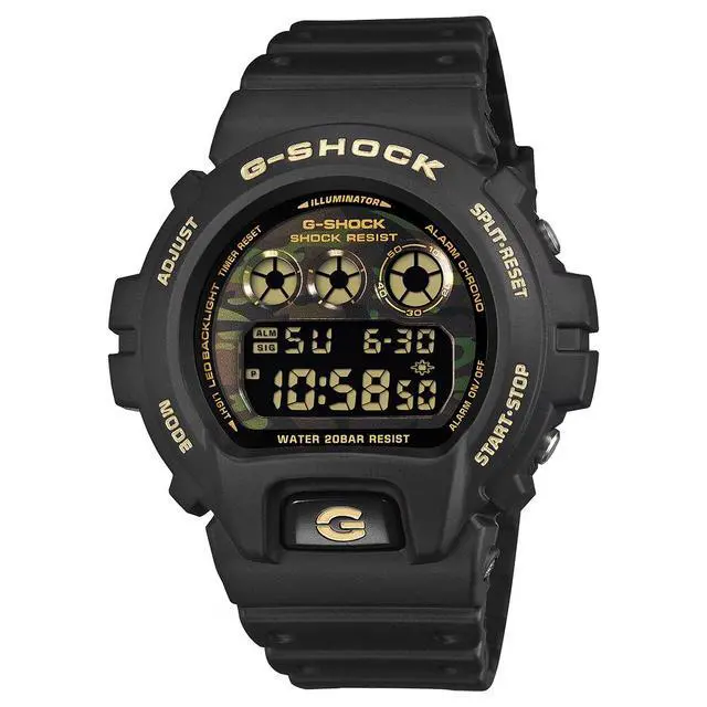 Alt view image 4 of 4 - Casio DW6900CF1 G-Shock 6900 Series Digital Black Watch