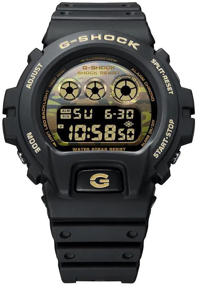 Main image of Casio DW6900CF1 G-Shock 6900 Series Digital Black Watch