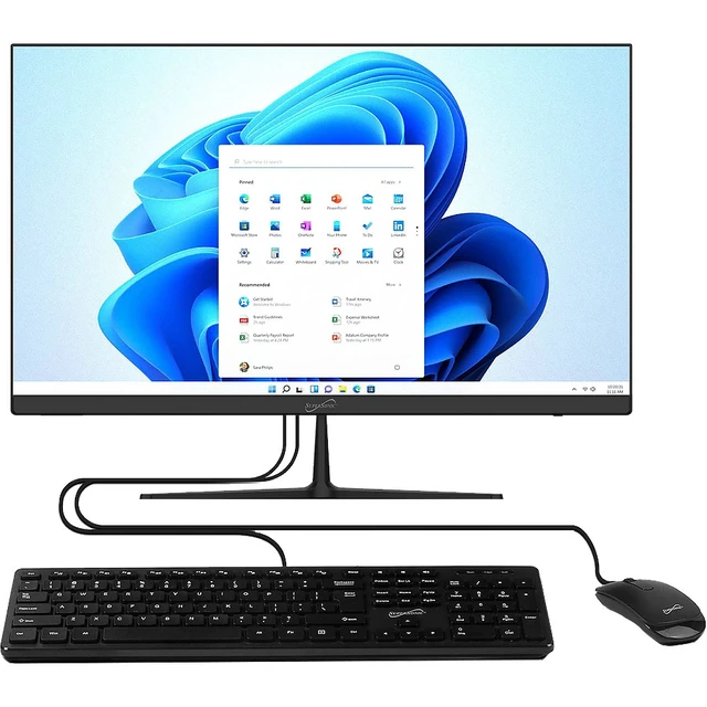 Alt view image 2 of 7 - Supersonic SC5627AIO 27 inch All-in-One Desktop - AMD Ryzen 5 3501U - AMD Radeon Vega 8 Graphics - 8GB RAM - 256GB SSD