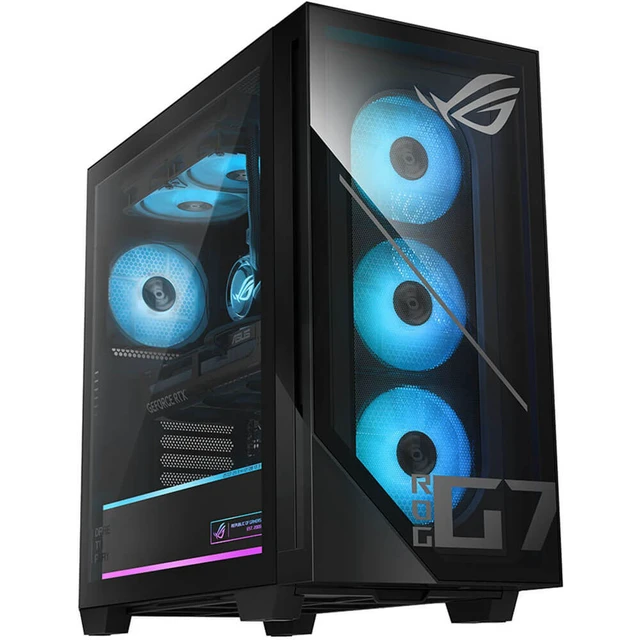 Alt view image 2 of 7 - Asus G700TFXB776T ROG Gaming Desktop - Liquid Cooled - Intel Core Ultra 7 265KF - Nvidia GeForce RTX 5070 Ti - 32GB RAM