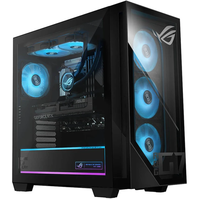 Alt view image 3 of 7 - Asus G700TFXB776T ROG Gaming Desktop - Liquid Cooled - Intel Core Ultra 7 265KF - Nvidia GeForce RTX 5070 Ti - 32GB RAM