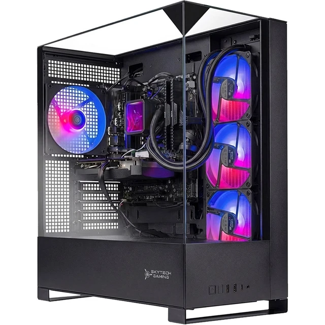 Alt view image 3 of 4 - Skytech SKYSHAD55070 Shadow 5 Gaming Desktop - Liquid Cooled - Intel Ultra 7 270K - NVIDIA GeForce RTX 5070 - 32GB RAM