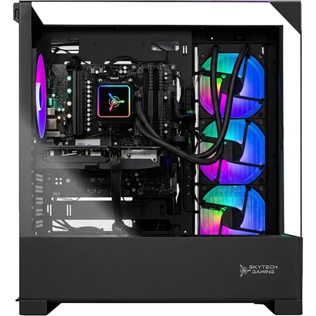 Main image of Skytech SKYSHAD55070 Shadow 5 Gaming Desktop - Liquid Cooled - Intel Ultra 7 270K - NVIDIA GeForce RTX 5070 - 32GB RAM